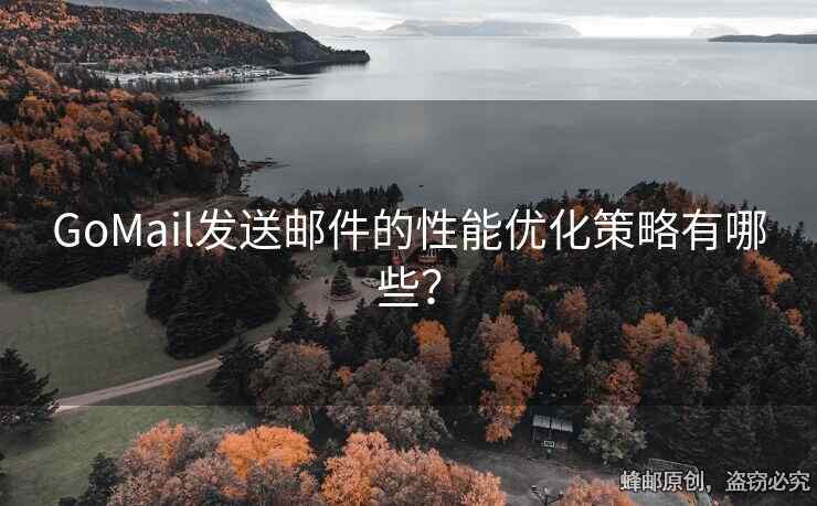 GoMail發(fā)送郵件的性能優(yōu)化策略有哪些？