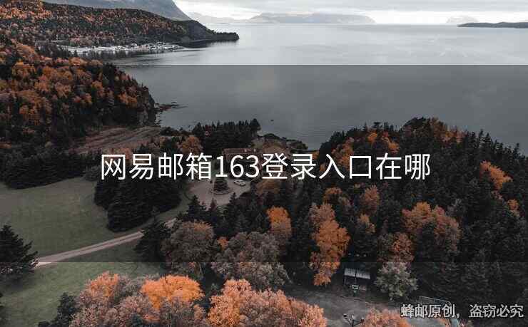 網(wǎng)易郵箱163登錄入口在哪