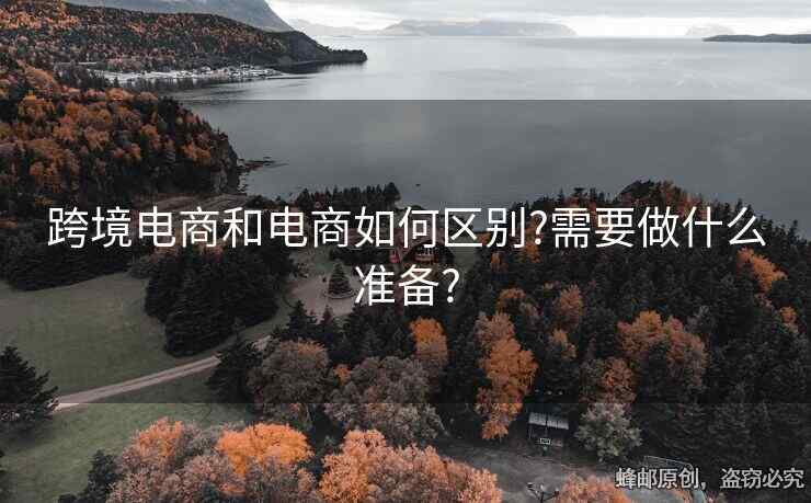 跨境電商和電商如何區(qū)別?需要做什么準備?